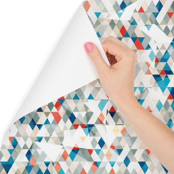 Tapeta Kolorowe Trójkąty