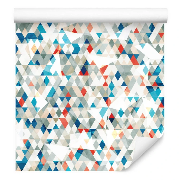 Tapeta Kolorowe Trójkąty