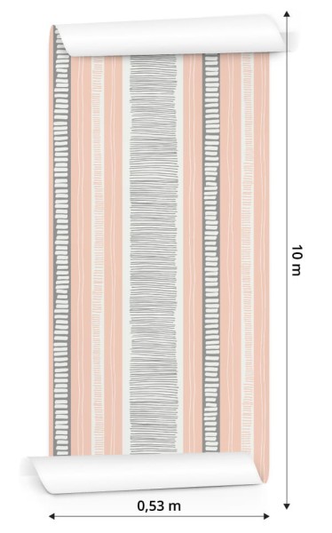 Tapeta Pionowe Paski - Abstrakcja