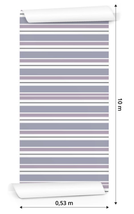 Tapeta Poziome Paski Retro