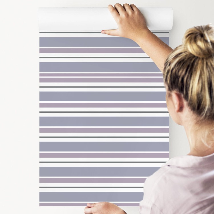 Tapeta Poziome Paski Retro