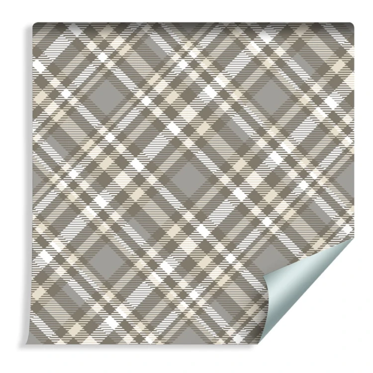 Tapeta Nowoczesny Wzór Tartanu