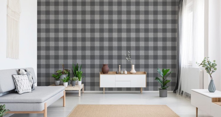 Tapeta Modernistyczna Abstrakcyjna Krata