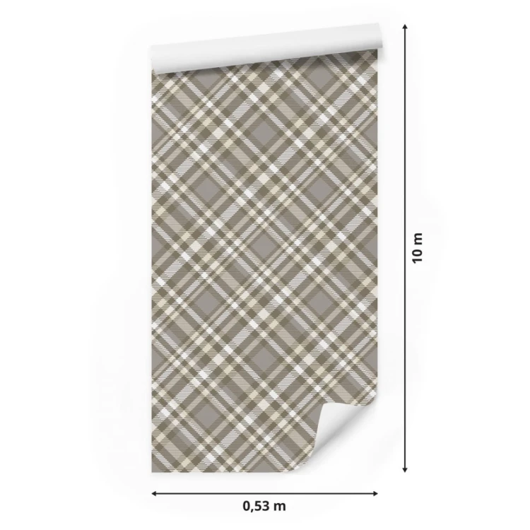 Tapeta Nowoczesny Wzór Tartanu