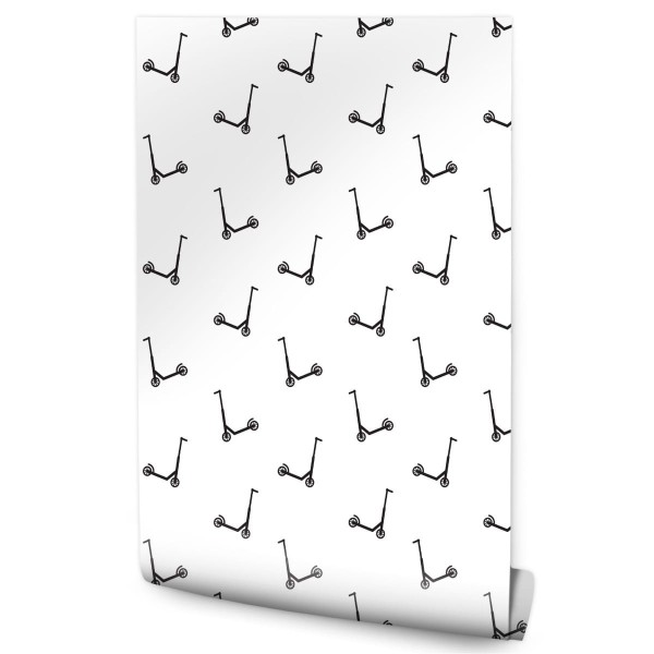 Tapeta Minimalistyczne Hulajnogi