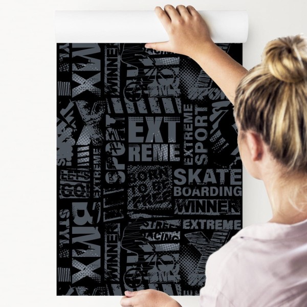 Tapeta Skaterska Typografia