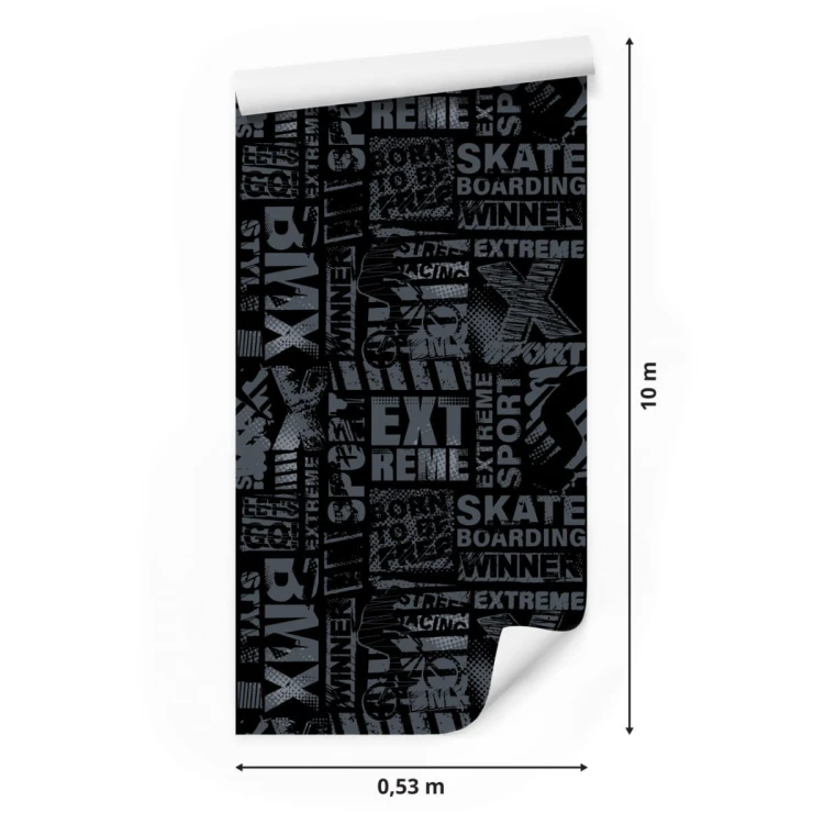 Tapeta Skaterska Typografia