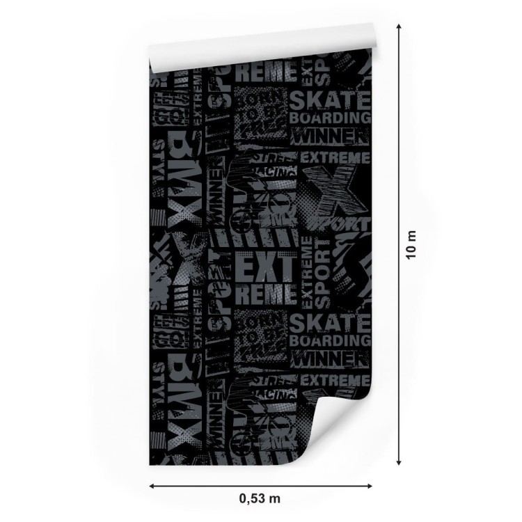 Tapeta Skaterska Typografia
