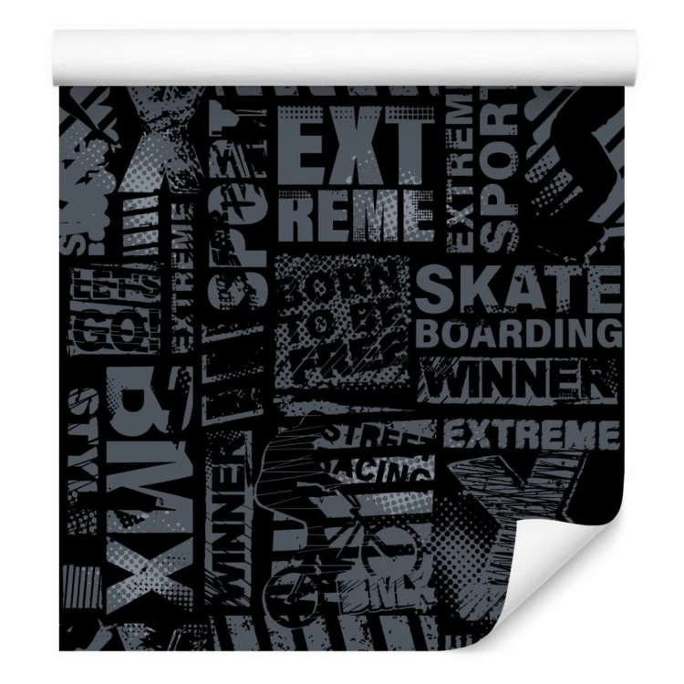 Tapeta Skaterska Typografia