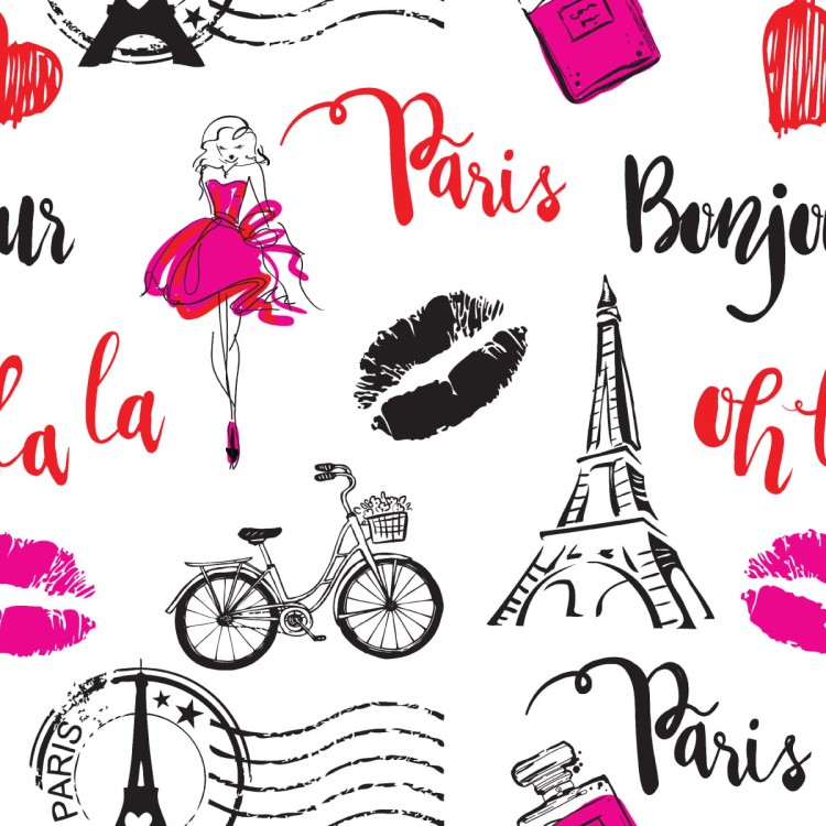 Tapeta Modny Paryż