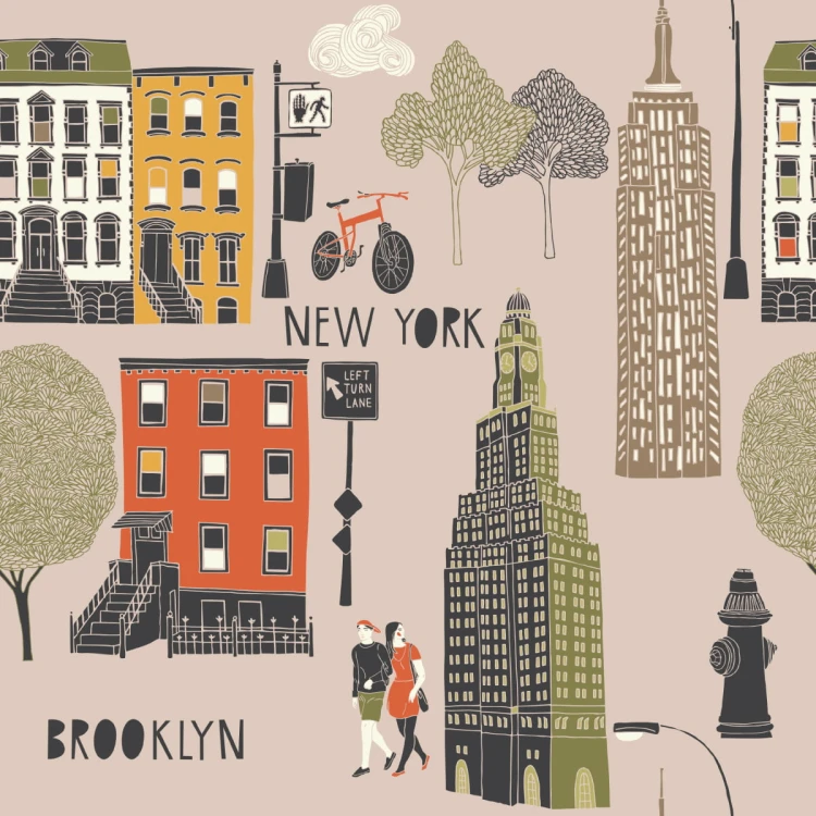 Tapeta Architektura Brooklynu