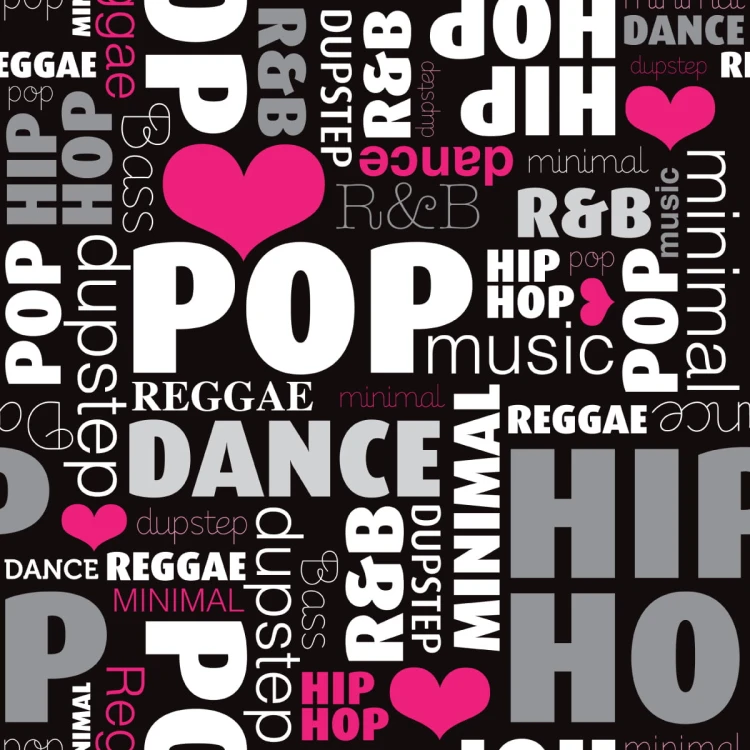 Tapeta Kolaż Gatunków Muzycznych