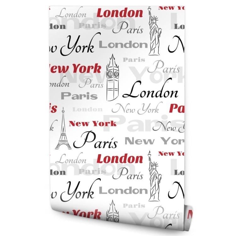 Tapeta Symbole Wielkich Miast