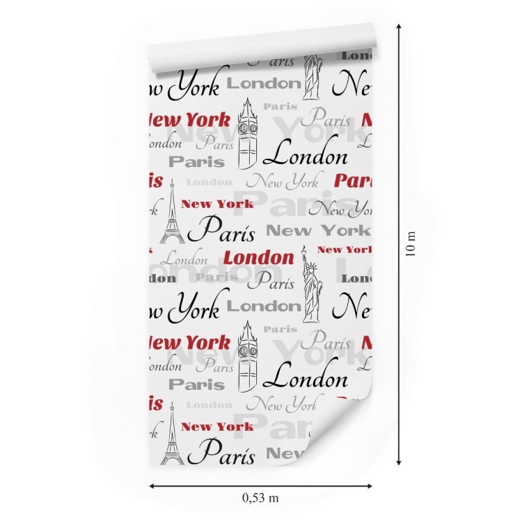 Tapeta Symbole Wielkich Miast