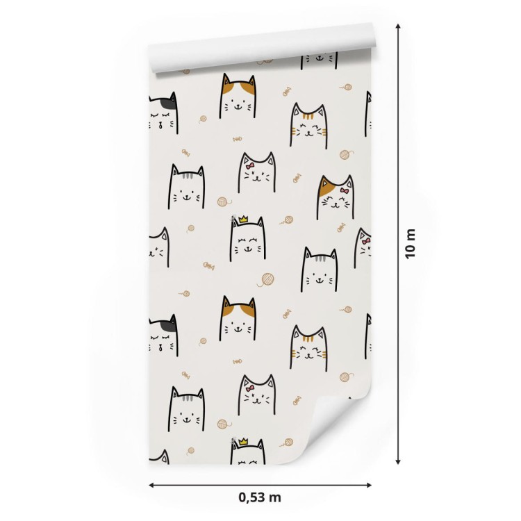 Tapeta Dla Dzieci – Wesołe Kotki
