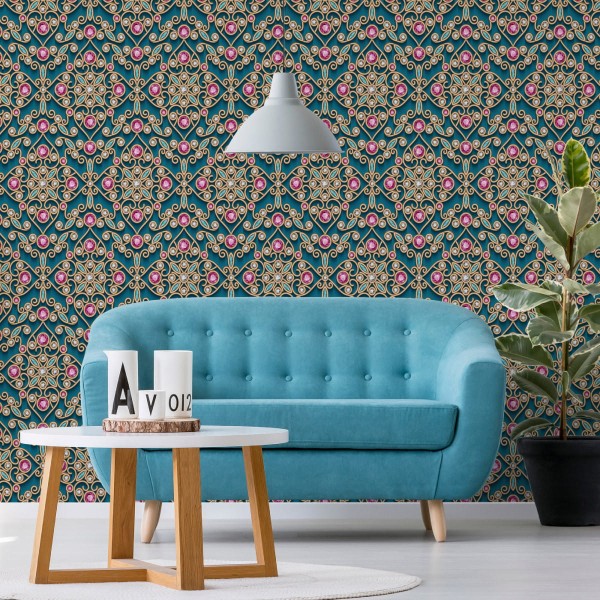 Tapeta Królewskie Ornamenty, Klejnoty