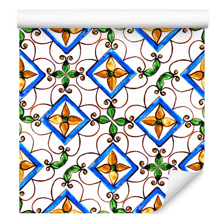 Tapeta Do Jadalni, Kuchni Orientalna Mozaika Wzory