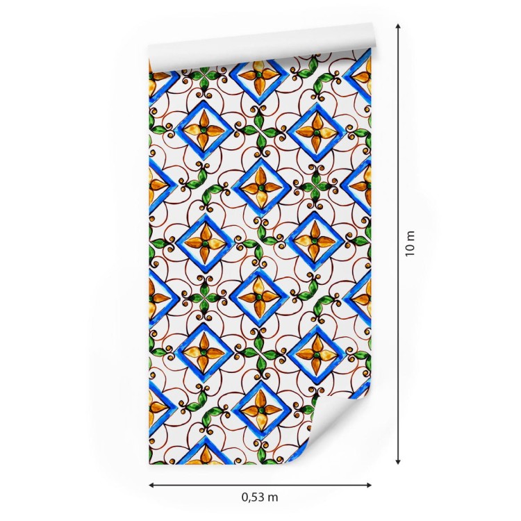 Tapeta Do Jadalni, Kuchni Orientalna Mozaika Wzory