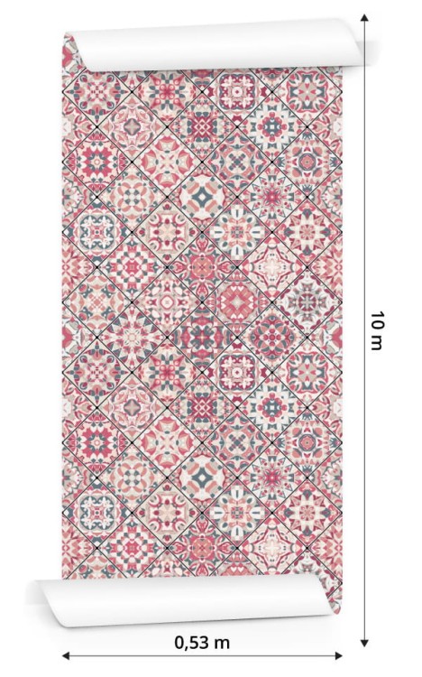 Tapeta Kolorowa Mozaika W Orientalnym Stylu
