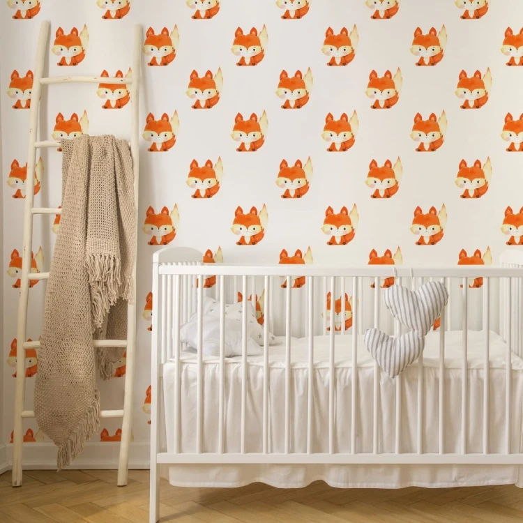 Tapeta Urocze Akwarelowe Liski