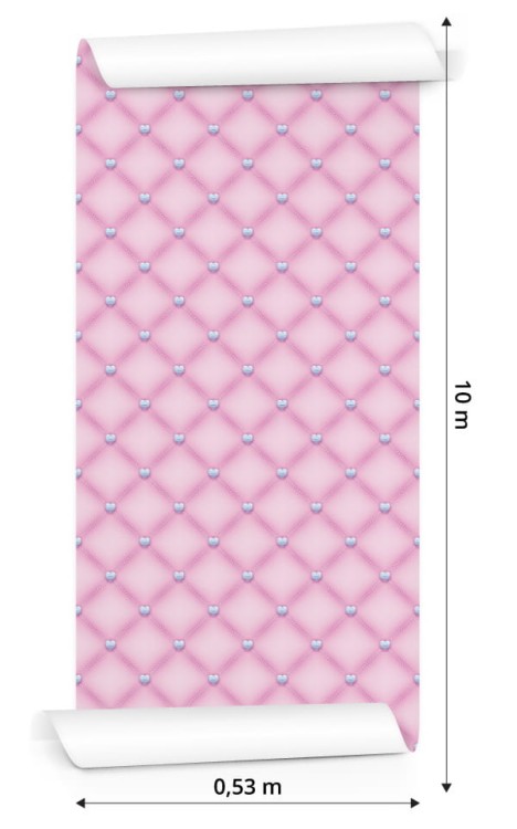 Tapeta Pikowana - Różowa