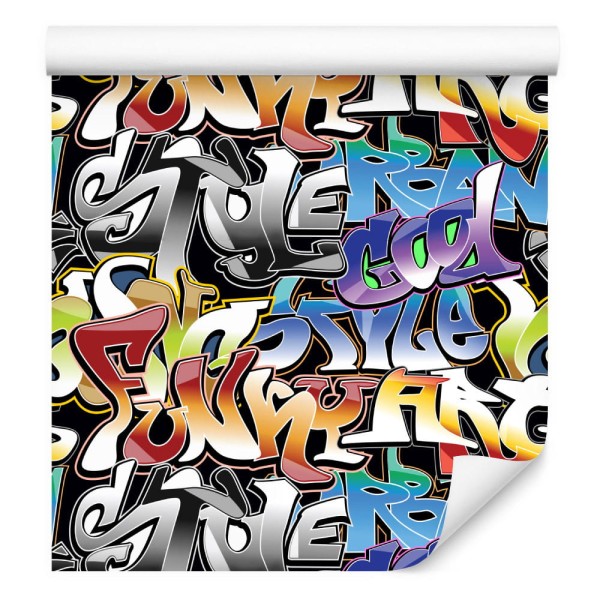 Tapeta Graffiti W Wielu Kolorach