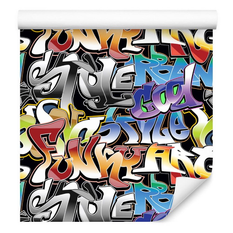 Tapeta Graffiti W Wielu Kolorach