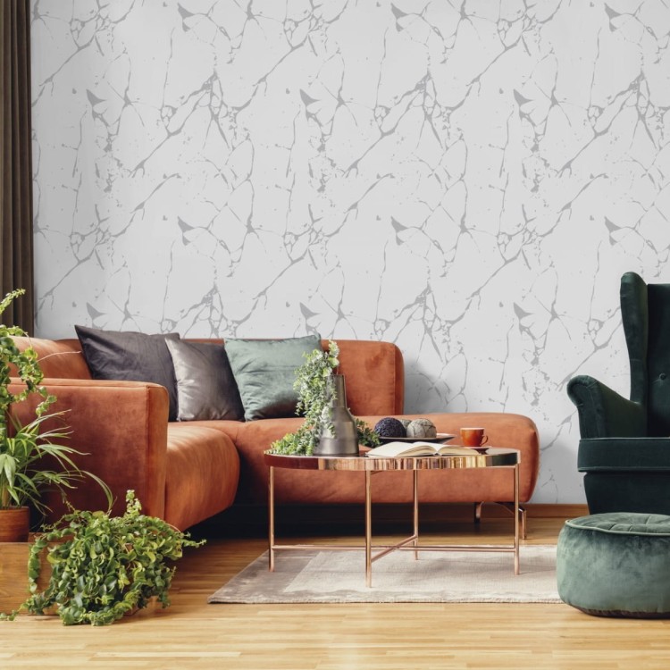 Tapeta Beton Na Wzór Marmuru