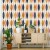 Tapeta Retro Wzory W Pastelowych Barwach