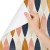 Tapeta Retro Wzory W Pastelowych Barwach
