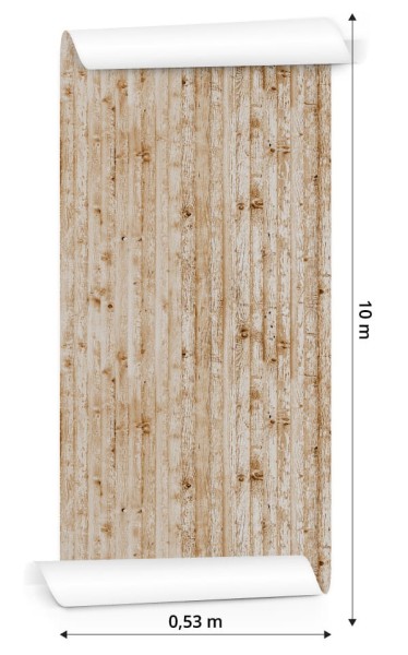 Tapeta Jasne Drewniane Deski