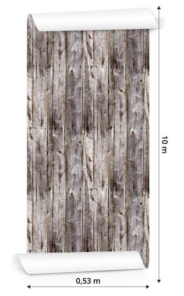 Tapeta Deski Drewniane Pionowe