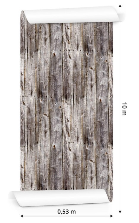 Tapeta Deski Drewniane Pionowe