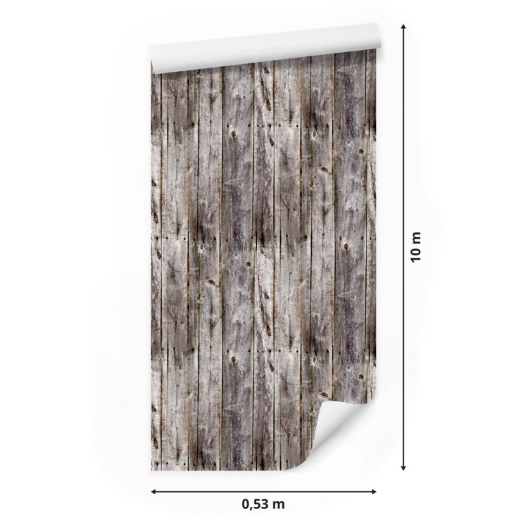 Tapeta Deski Drewniane Pionowe