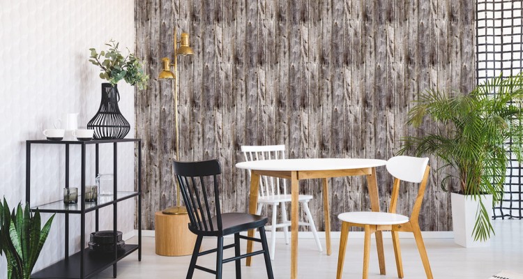 Tapeta Deski Drewniane Pionowe