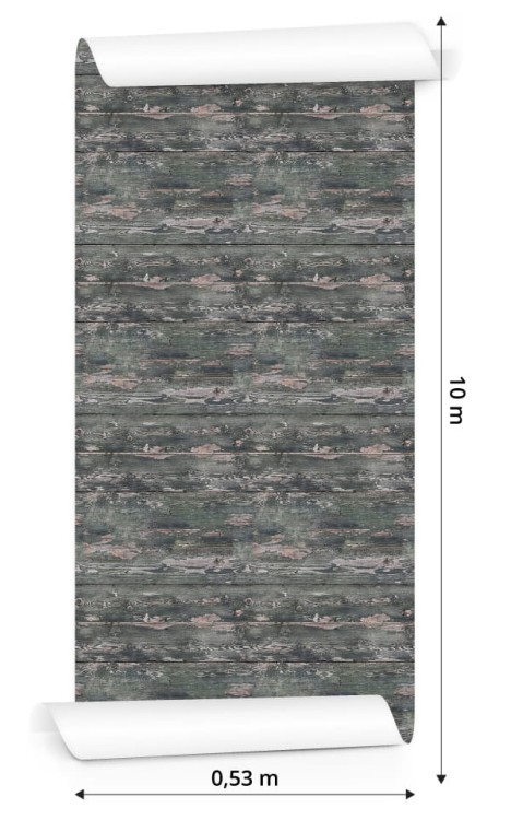 Tapeta Drewniane Deski Panele Retro