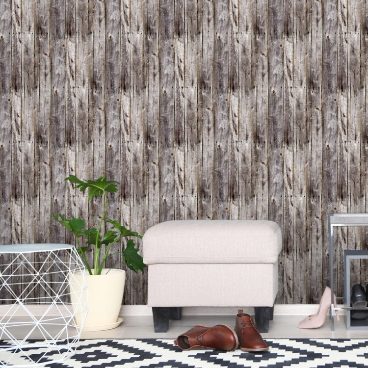 Tapeta Deski Drewniane Pionowe
