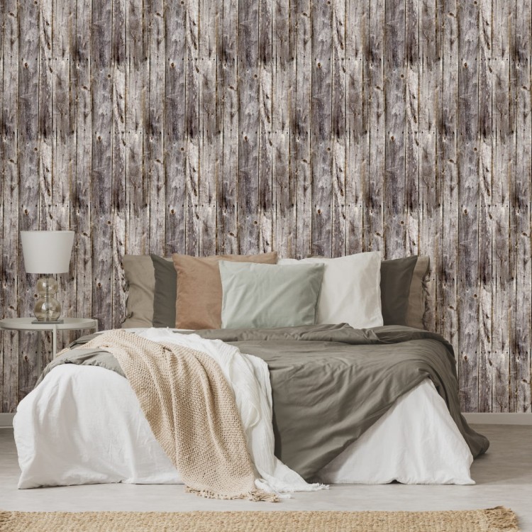 Tapeta Deski Drewniane Pionowe