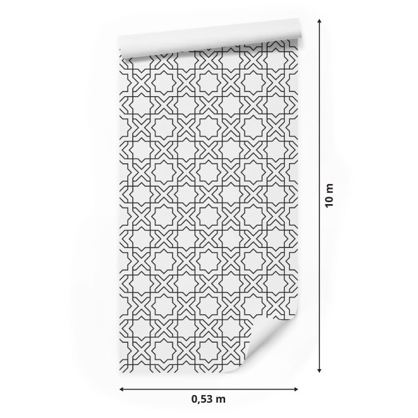 Tapeta Geometryczna - Orientalny Wzór