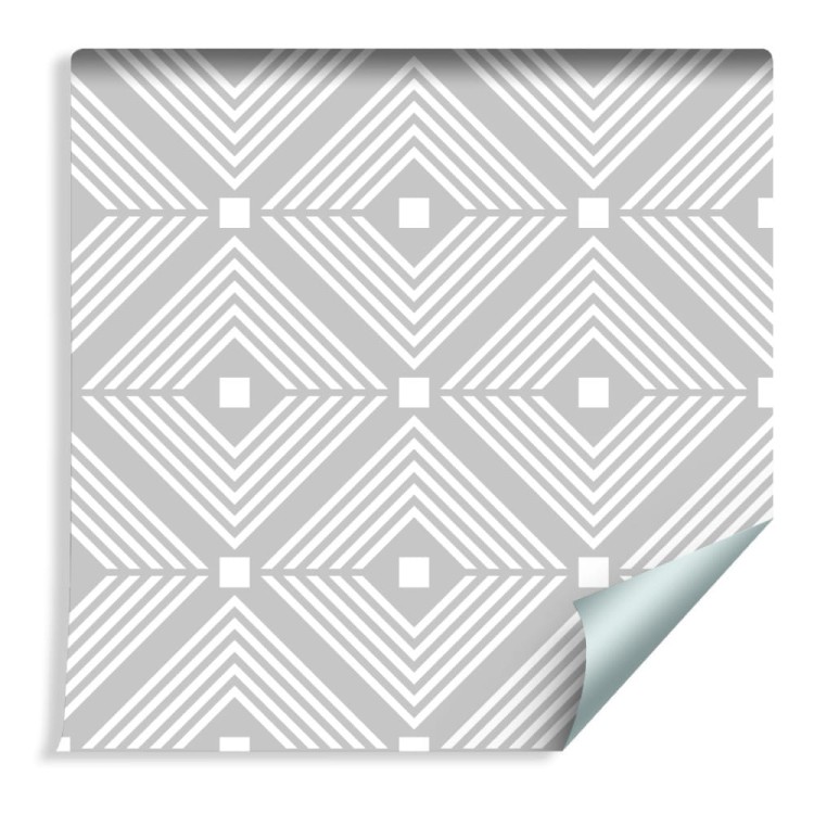 Tapeta Geometryczne Wzory W Odcieniach Szarości
