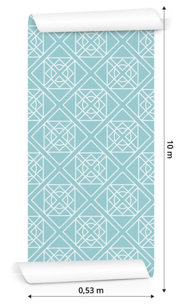 Tapeta Modernistyczne Geometryczne Ornamenty