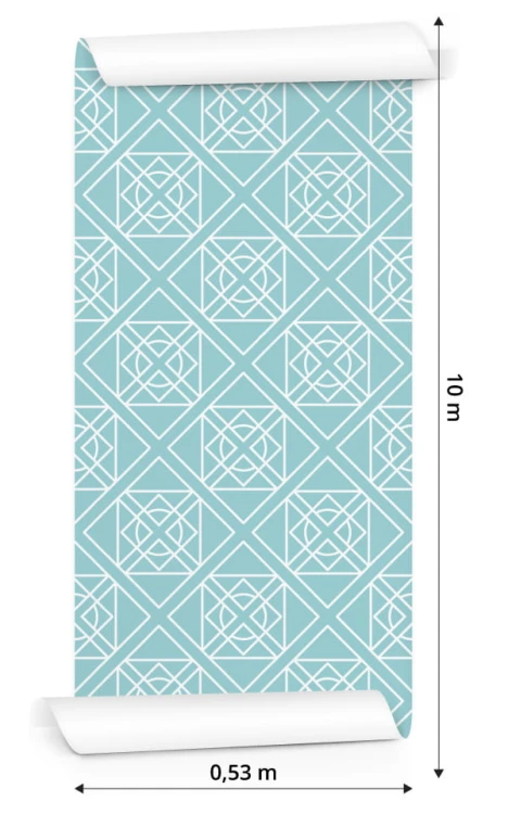 Tapeta Modernistyczne Geometryczne Ornamenty