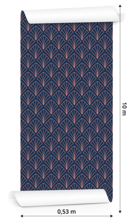 Tapeta Geometryczna W Stylu Art Deco