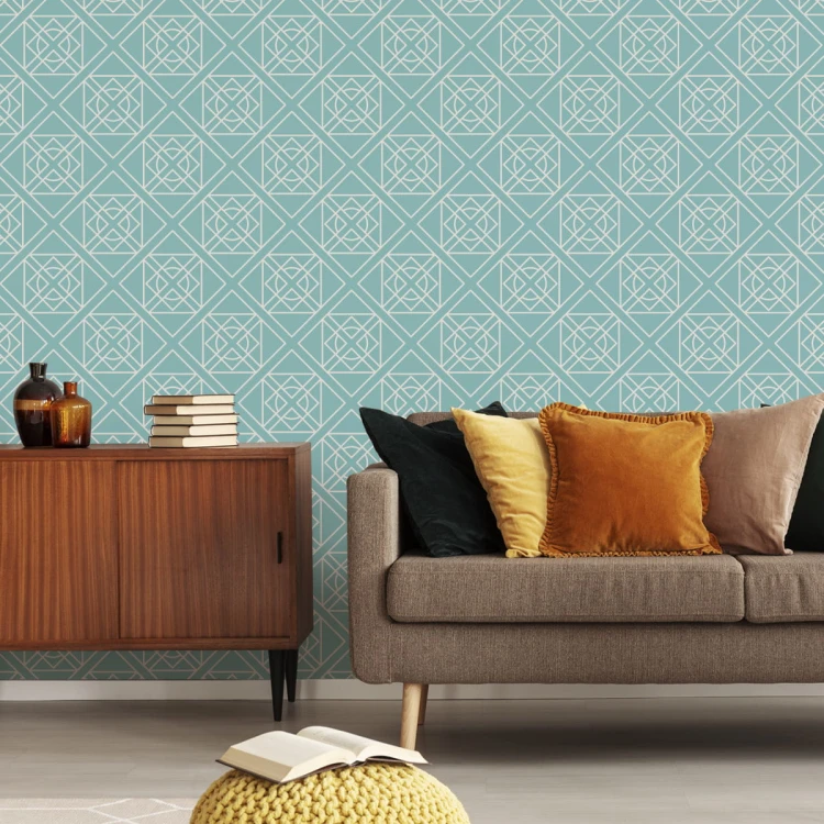Tapeta Modernistyczne Geometryczne Ornamenty