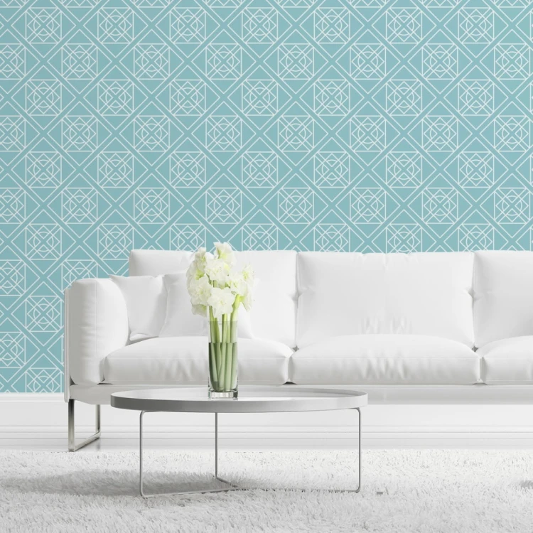 Tapeta Modernistyczne Geometryczne Ornamenty