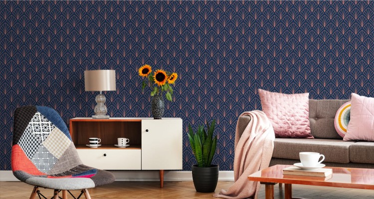 Tapeta Geometryczna W Stylu Art Deco