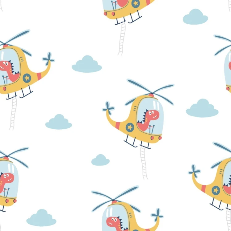 Tapeta Dinozaury W Helikopterach