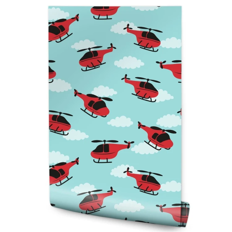 Tapeta Czerwone Helikoptery