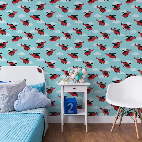 Tapeta Czerwone Helikoptery