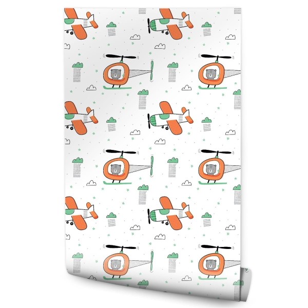 Tapeta Misie W Helikopterach
